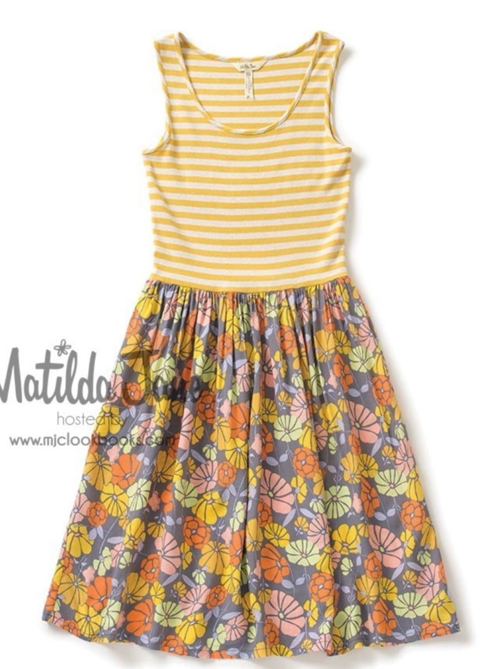Sz Medium Women’s Matilda Jane Clothing Summer Sunset Dress